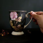 Load image into Gallery viewer, Floral Glass Cup
