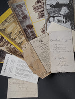 Load image into Gallery viewer, Decor Destash - Lot of antique &amp; vtg stereographs + prayer cards
