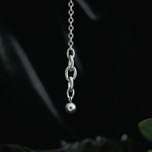 Ov Steele (Necklace or Single Earring)