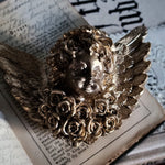 Load image into Gallery viewer, Cherub &amp; Roses Figurine
