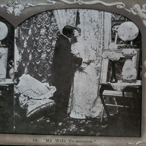 Antique Stereograph - Wedding Bells