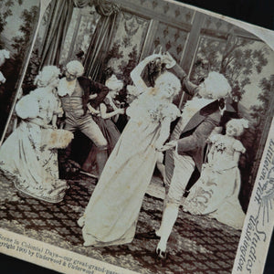 Antique Stereograph - Victorian Ball Room