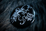 Load image into Gallery viewer, Fairy Death Crypt Button Pin
